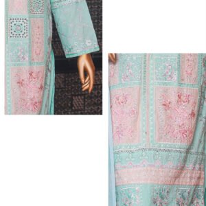 Bin Saeed | Stitched 3-Piece Embroidered Lawn Suit