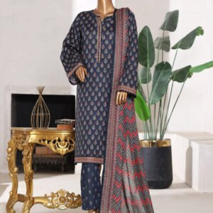 Bin Saeed | Stitched 3pc Printed Cotton Collection