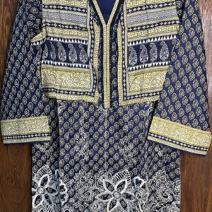 Bin Saeed | Stitched Embroidered with Coat 3pc Collection