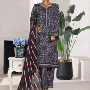 Bin Saeed | Stitched 3pc Printed Cotton Collection