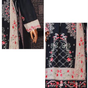 Bin Saeed | Stitched 3-Piece Embroidered Lawn Suit