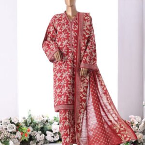BIN SAEED | Stitched 3-Piece Printed Khaddar