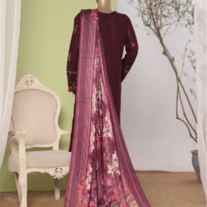 Bin Saeed | Stitched 3pc Embroidered Khaddar Latest Collection