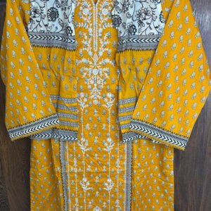 Bin Saeed | Stitched Embroidered with Coat 3pc Collection